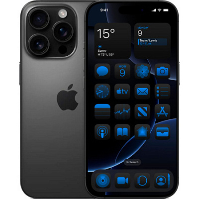 Смартфон Apple iPhone 16 Pro (eSIM) 1 ТБ черный титан