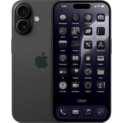 Смартфон Apple iPhone 16 512 ГБ чёрный